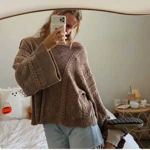 Off the shoulder sweater